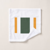 Green orange バスタオルセット (ウォッシュタオル)