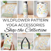 Green Orange Watercolor Wildflower  ダッフルバッグ