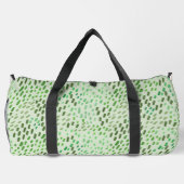Green Painted Dots ダッフルバッグ (裏面)