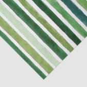 Green painterly stripes pattern 薄葉紙 (詳細)