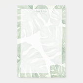 Green Palm Plant Post-it Notes ポストイット (正面)
