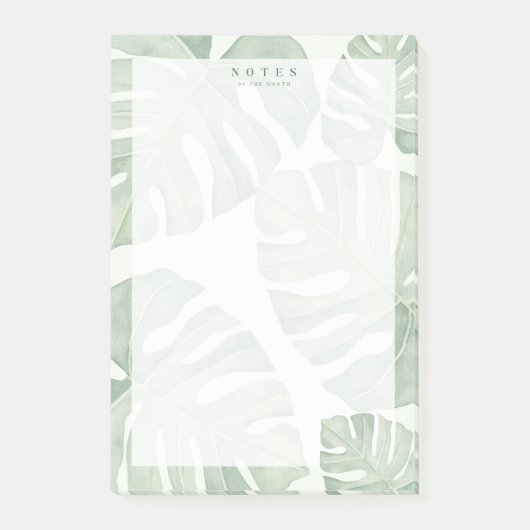 Green Palm Plant Post-it Notes ポストイット (正面)