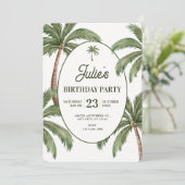 Green palm tree  招待状 (スタンド正面)