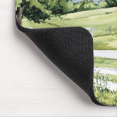 Green Pastures Ranch Horses マウスパッド (コーナー)