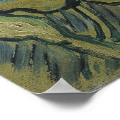 Green Peacock (Emperor) Moth by Vincent van ゴッホ ポスター (角)