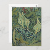 Green Peacock (Emperor) Moth by Vincent van ゴッホ ポストカード (正面/裏面)