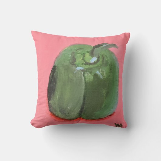 Green Pepper クッション (正面)