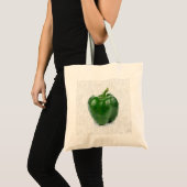 Green Pepper トートバッグ (正面(商品))