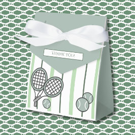 Green Perfect Match Tennis Couples Bridal Shower フェイバーボックス