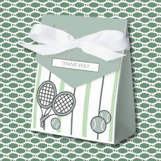 Green Perfect Match Tennis Couples Bridal Shower フェイバーボックス