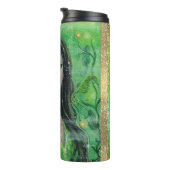 Green Peridot mermaid by Renee Lavoie タンブラー (回転右)