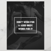 Green Personal Trainer and Fitness Coaching Flyer チラシ (裏面)