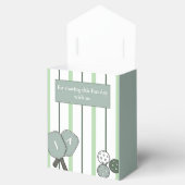 Green Pickleball Perfect Match Couples Shower フェイバーボックス (オープン)