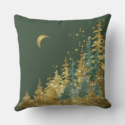 Green Pine Forest クッション (裏面)