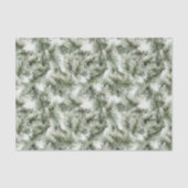 Green Pine Tree Christmas 薄葉紙 (正面)