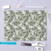 Green Pine Tree Christmas 薄葉紙 (クラフト)