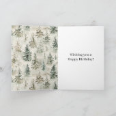 Green Pine Trees カード (内部)