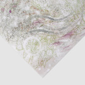 Green Pink Abstract Design Decoupage Tissue Paper 薄葉紙 (詳細)