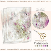 Green Pink Abstract Design Decoupage Tissue Paper 薄葉紙