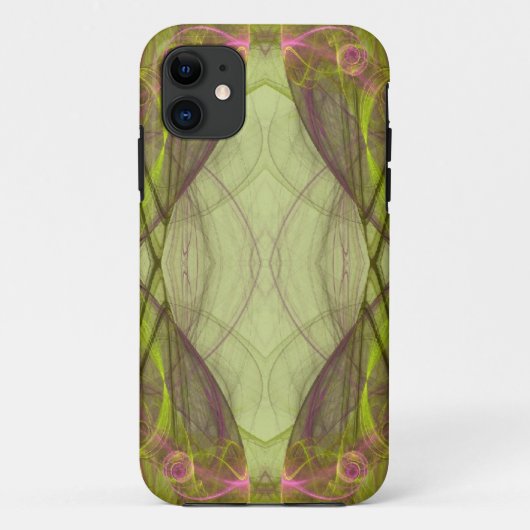 Green & Pink iPhone 5 Case-Mate Barely There iPhoneケース (裏面)