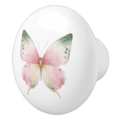 Green Pink Mint Butterfly セラミックノブ (右)