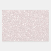 Green Pink Plaid Stripes Birthday ラッピングペーパーシート (正面2)