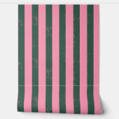 Green & Pink Vertical Stripe 壁紙 (ほどく)
