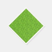 Green Pixel Pattern Retro 8-Bit Gaming スタンダードカクテルナプキン (角)