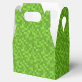 Green Pixel Pattern Retro 8-Bit Gaming フェイバーボックス (オープン)