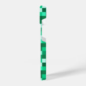 Green Pixels Cell Phone Case Minecraft Print iPhoneケース (左側面)