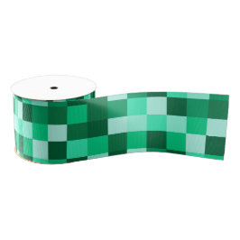 Green Pixels Ribbon Minecraft Party Ribbon グログランリボン