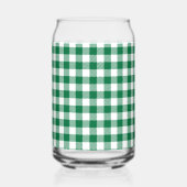 Green Plaid  ガラス缶 (正面)