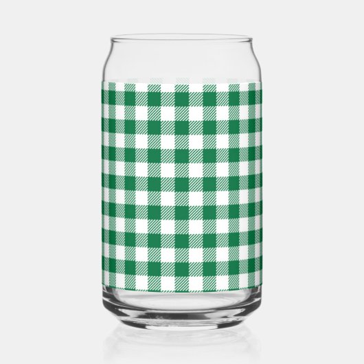 Green Plaid  ガラス缶 (裏面)
