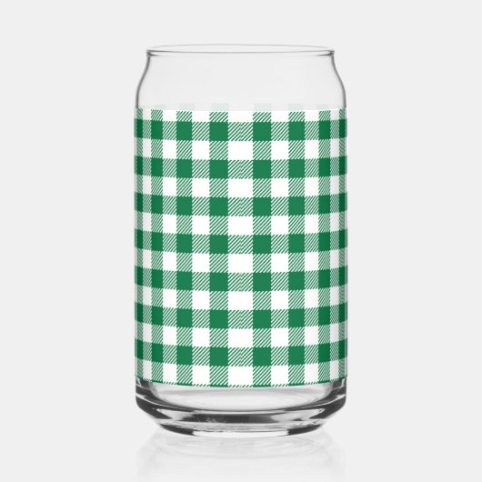 Green Plaid  ガラス缶 (右)