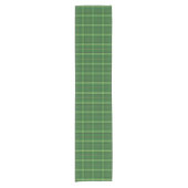 Green Plaid  ショートテーブルランナー (正面)