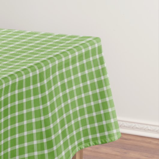 Green Plaid テーブルクロス (インサイチュ)