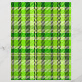 Green Plaid Bulk Scrapbook Paper Pages チラシ (正面)