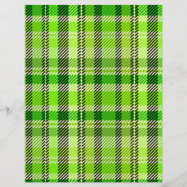 Green Plaid Bulk Scrapbook Paper Pages チラシ