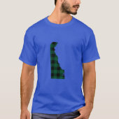 Green Plaid Delaware Tシャツ (正面)