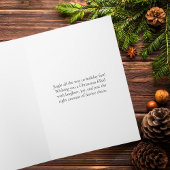 Green Plaid Elegant Photo Merry Christmas Simple  カード