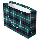 Green Plaid Gift Bag ラージペーパーバッグ (裏面アングル)