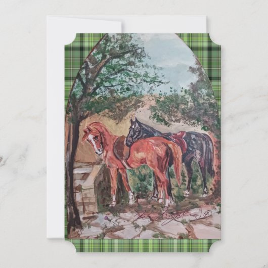 green plaid jamie and poppy  (正面)