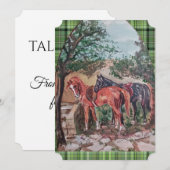 green plaid jamie and poppy  (正面/裏面)