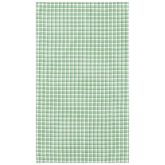 Green Plaid Print テーブルクロス (正面)