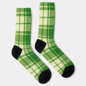 Green Plaid St. Patrick's Day  ソックス (右)