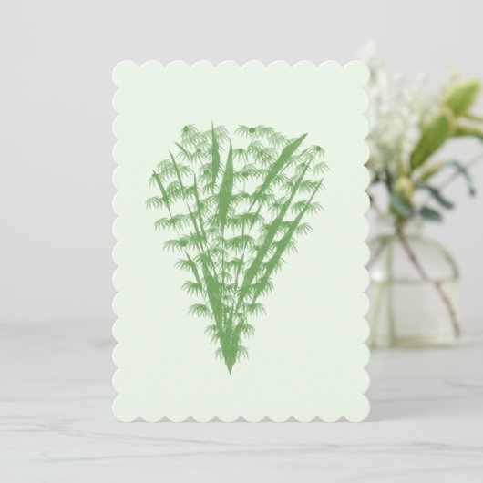 Green plant in the shape of a bouquet. (スタンド正面)