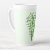 Green plant in the shape of a bouquet. カフェラテマグ (左アングル)