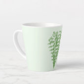 Green plant in the shape of a bouquet. カフェラテマグ (左アングル)
