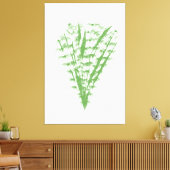 Green plant in the shape of a bouquet. キャンバスプリント (インサイチュ (リビング))