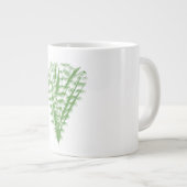 Green plant in the shape of a bouquet. ジャンボコーヒーマグカップ (正面右)